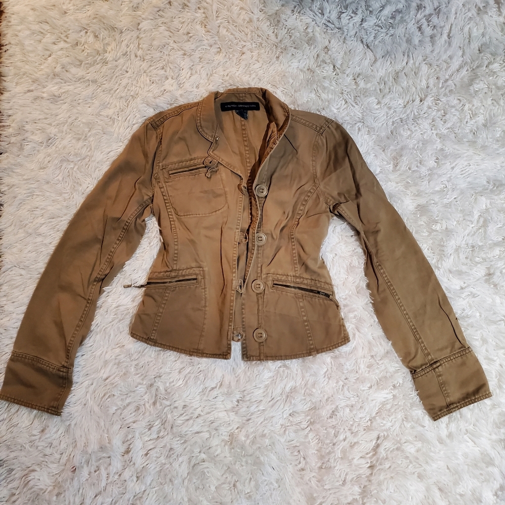 French Connection Brown Denim Jacket